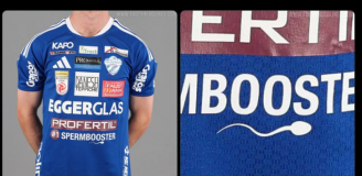 Oto JEDEN ZE SPONSORÓW na koszulce klubu TSV Hartberg xD